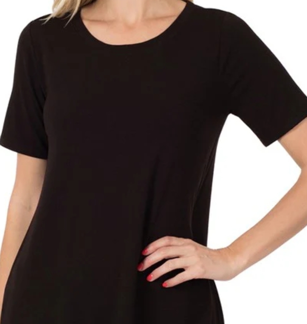 LTX Sportswear Black T ShirtTop/Tunic   Size 1X